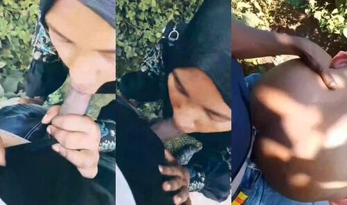 Cute Indian Girl Blowjob and OutDoor Doggy Style Fucking