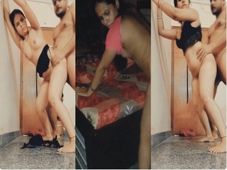 Sexy Latika Bhabhi Standing Fucking